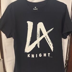 Fanatics Black and White LA Knight Tee